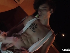 Johny Walsh In Latino Cumshot Outdoors