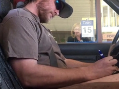 Palms-Free-for-all Public Jism: Dad's Bank Escapade