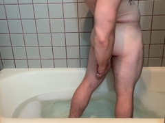 Lad Pounds Himself with Dual-Completed Glass Fuck stick