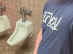 School College Girl Nearly Caught Jacks Off & Nutting in School Shower