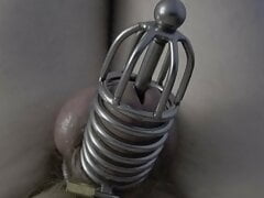 Chastity from wish with urethra insert