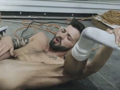 supervisor checks out two whiite holes