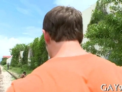 Intense interracial action with a bisexual group of guys