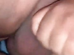 Chub cums while being fucked and a helping hand