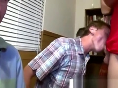 teens 18+ doing a a blowjob in a dorm