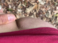 Ambling in the woods and I found a fine butt to pulverize