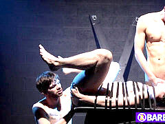 trio of rock hard guys fit together flawlessly