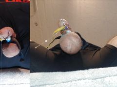 Relatively short estim session while being driven.