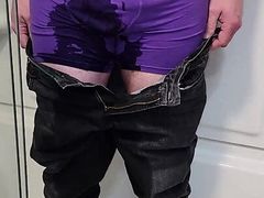 Pissing my new underwear, when I had to go