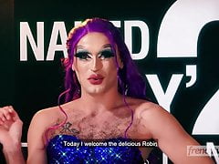 Naked GayTraction TV Porn Parody with Robin