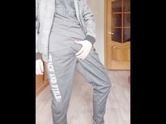 scally lad with a big cock jerks off