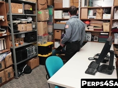 Perps4Sale.com - Slutty horny cop seduces attractive long haired criminal