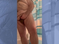 Soapy, douche, anal fingering