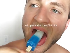 Tongue Fetish - Chris Licks a Popsicle Part22 Video2