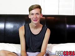 Nasty twink Tyler tells us what he likes doing while fucking