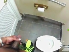 White Stud four BIG BLACK COCK In A Public Rest room Stall - Yuckboys.com