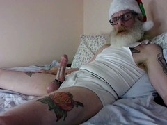 The Busty Stepdad - Wild Holiday Fun with Santa and His Naughty Package