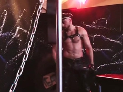 Isaac Stuffs His Mouth As The Two Rough Tops Rotate Feeding Their Meat - Ryan Carter, Marco Napoli And Isaac X