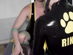 Obedient Bottom Bum Demolished By Pervert Jock Axel Abysse