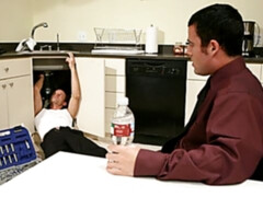 Late-night break room anal with Steve O& Donnell & Colby McNight