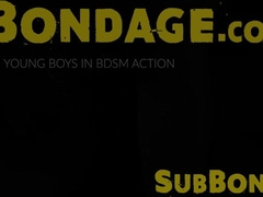 Master Damien Rage HAMMERED his skinny captive Aiyden Moore ass