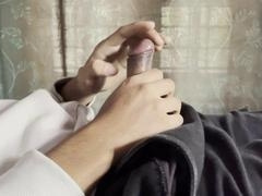 morning jerk-off session