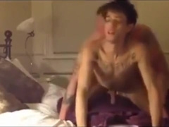 Tattooed Silver Stud Fucks Twink