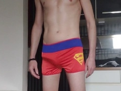 Cute guy, gay handjob, jerk off