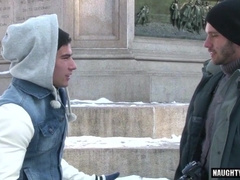 Watch these two big cocks go wild with each other in a wild DP orgy