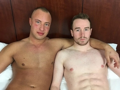 Tanned guy with not a lot of a hair claiming pasty ass