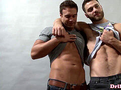 Bottom loving boy in sloppy 3 way