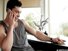 Hot joggers from the neighborhood meet up in the house