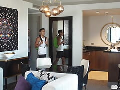 Stud Daddy Shows Boy Toy What His Cock Can Do