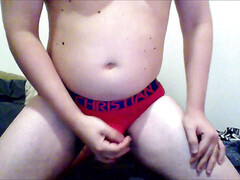 Cum in underwear, twink cam, gay