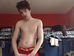 Cumming Hard on My Smooth Twink Face