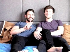 Handsome handsome hot, men fuck men, two dick kiss