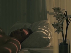 Cheating stud cums over homo face after breeding