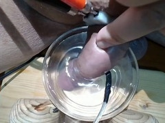 Masturbation, uncut dicks, handsfree cum