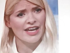 Holly Willoughby cum tribute 93
