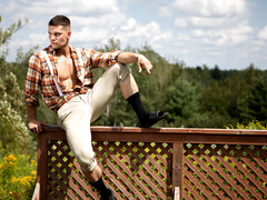 Oktoberfest porn showing Malik Delgaty and his man