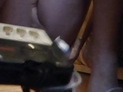 electrostim anal with plug bipoles elec homemade