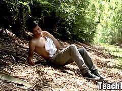 lad gets an assfuck lesson from hung pal