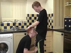 Redheaded Dude Gets His Throat Fucked