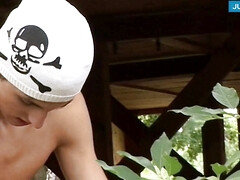 I sucked his cock in the forest hut