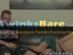 Payton Connor offers his cock to Jason Shepard to slobber over