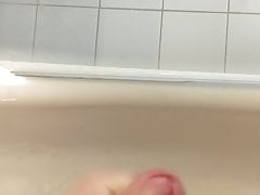 Young Boy jerked in the bathtub