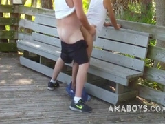 Mature Batty boy Duo Has Multiracial Sans a condom Romp Outdoors