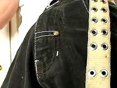 Flexible stud cums during solo session