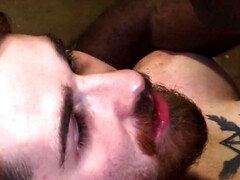 Muscular black hunk banging the hell out of his buddy