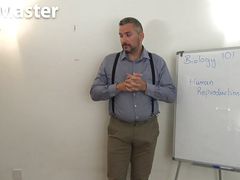 Uncut DILF teacher gives JOI to cut student PREVIEW